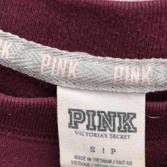RARE Maroon VS Crewneck Sweatshirt - Picture 2 of 2